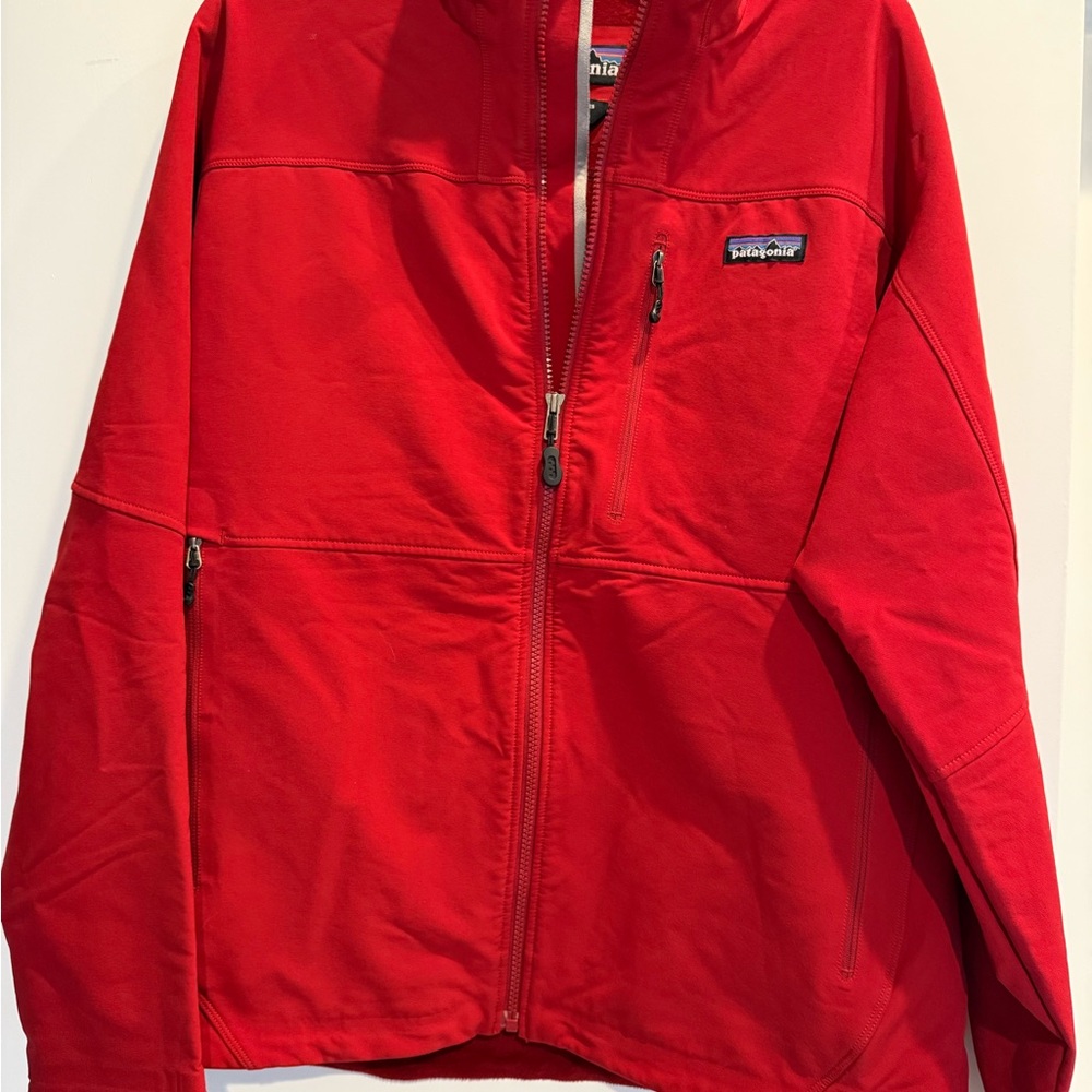 Patagonia Bright Red Zip-Up Fleece